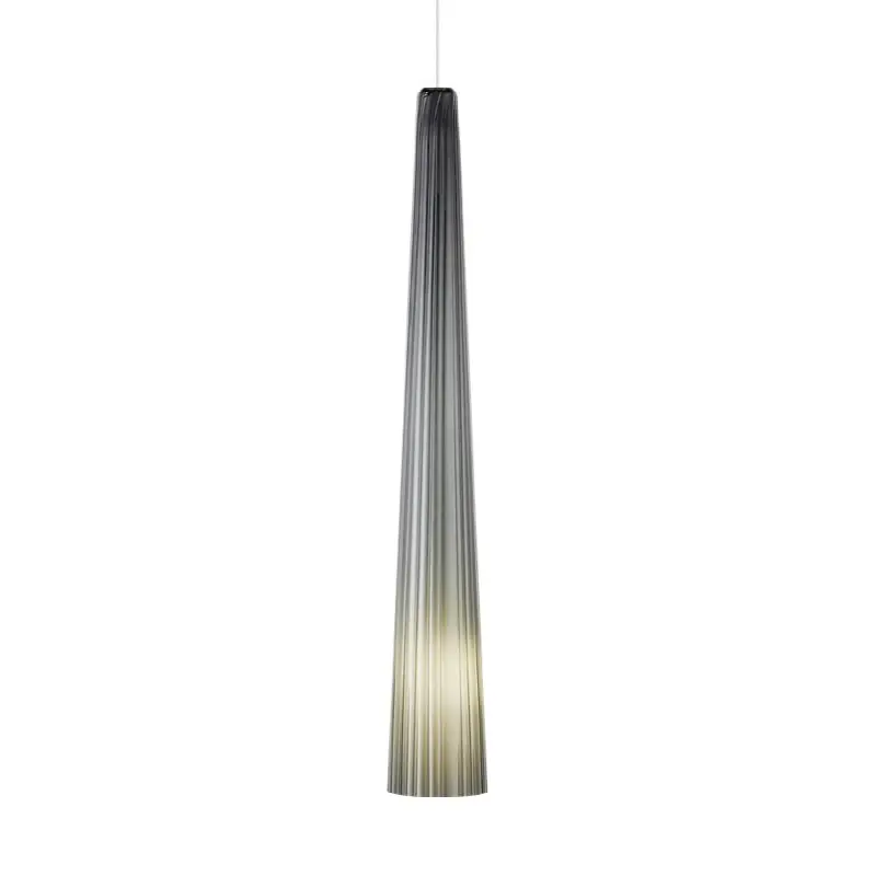 Zenith Large Pendant in Satin Nickel with Smoke Glass MonoRail Bulb(s) Not Included
