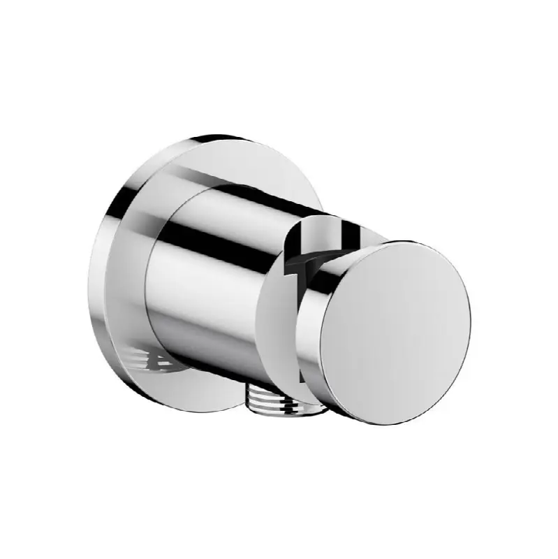 One Wall Outlet with Handshower Holder, Round