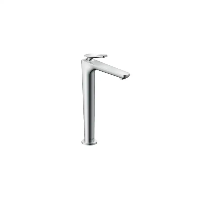 AXOR Citterio C Single-Hole Faucet 250 CoolStart with Pop-Up Drain-Cubic Cut, 1.2 GPM