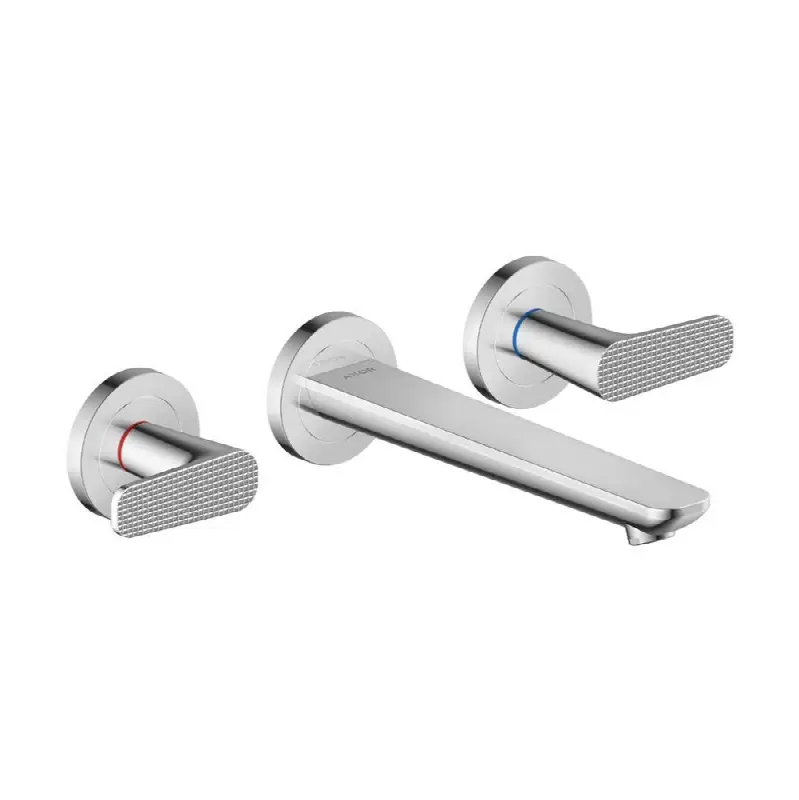 AXOR Citterio C Wall-Mounted Widespread Faucet- Cubic Cut, 1.2 GPM
