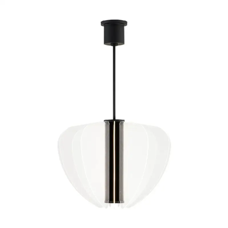 Nyra 28 Chandelier 28" Diameter Nightshade Black LED 90 CRI 3500K 120-277V