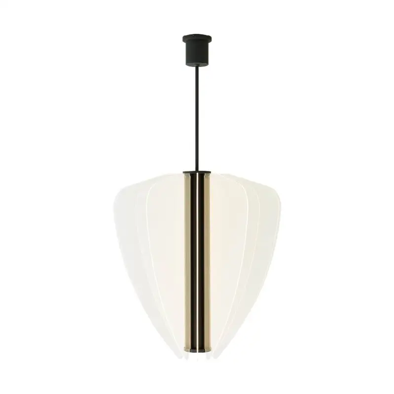 Nyra 30 Chandelier 30" Diameter Nightshade Black Integrated LED 90 CRI 3000K 120-277V