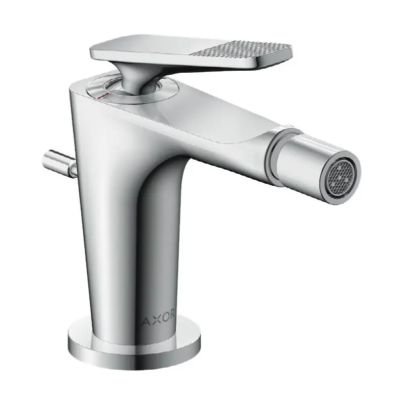 AXOR Citterio C Single-Hole Bidet with Pop-Up Drain- Cubic Cut
