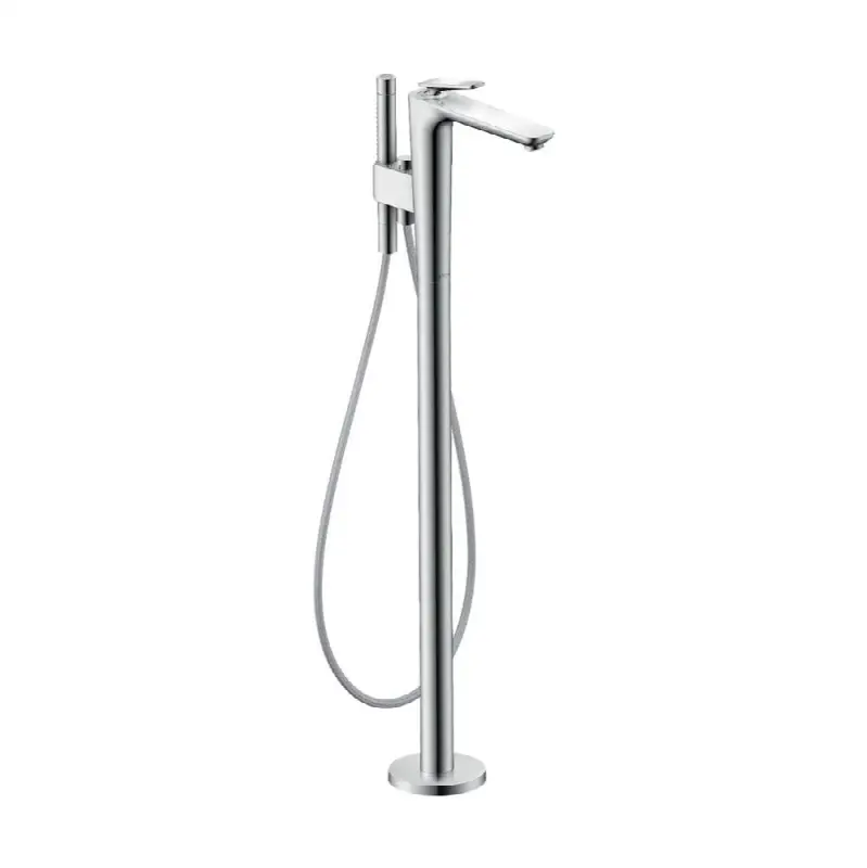 AXOR Citterio C Freestanding Tub Filler Trim with 1.75gpm Handshower- Cubic Cut