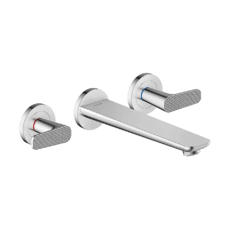 AXOR Citterio C 3-Hole Wall-Mounted Tub Filler- Cubic Cut