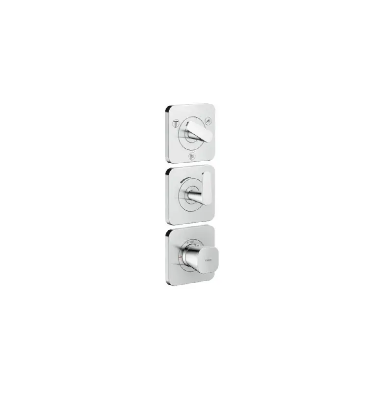 AXOR Citterio C Thermostatic Module Trim 15" x 5" for 3 Functions- Cubic Cut