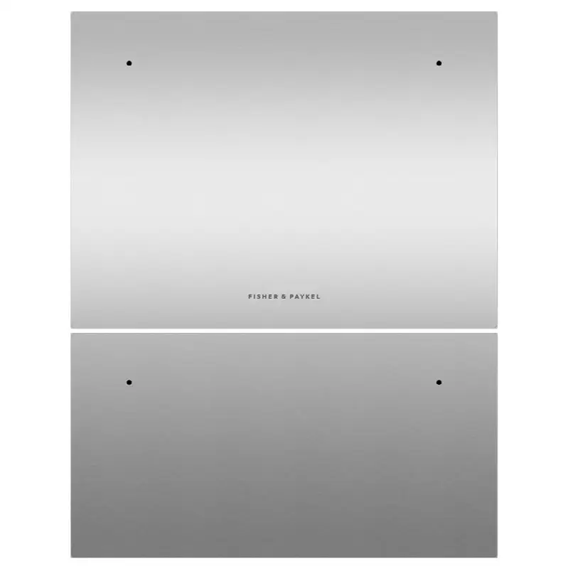 Stainless Steel Accessory Door for Double, Tall, Panel Ready, No Handles Included