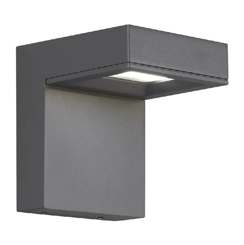 Taag 6 Outdoor Wall in Charcoal 3000K Button Photocontrol plus In-LineFuse plus Surge Protection