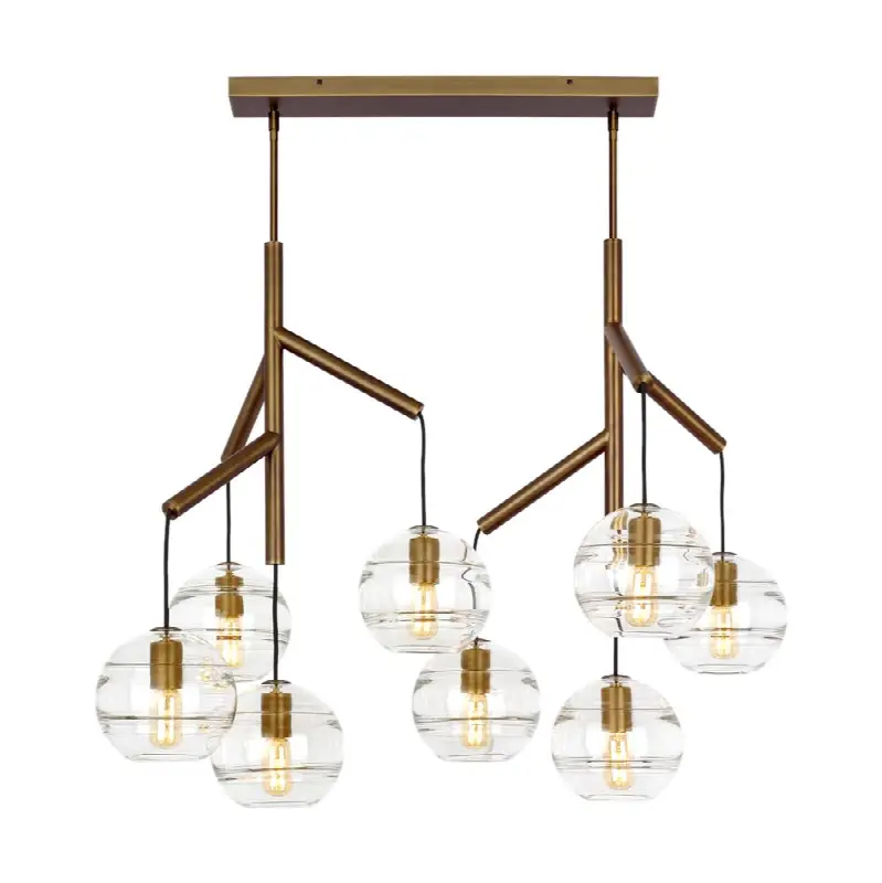 Sedona Double Chandelier Double Clear