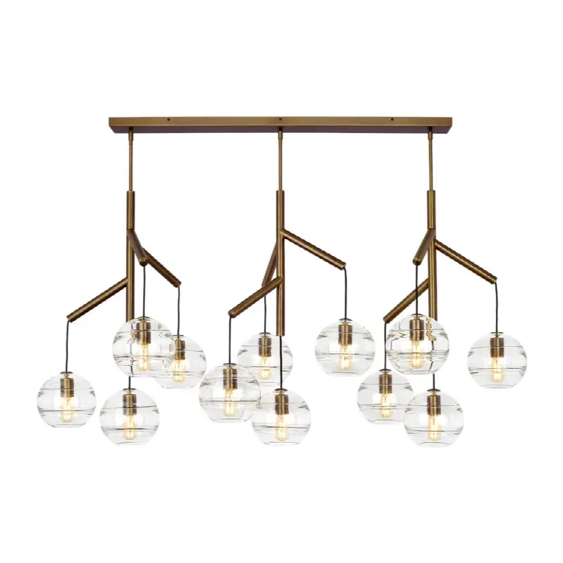 Sedona Triple Chandelier Triple Clear