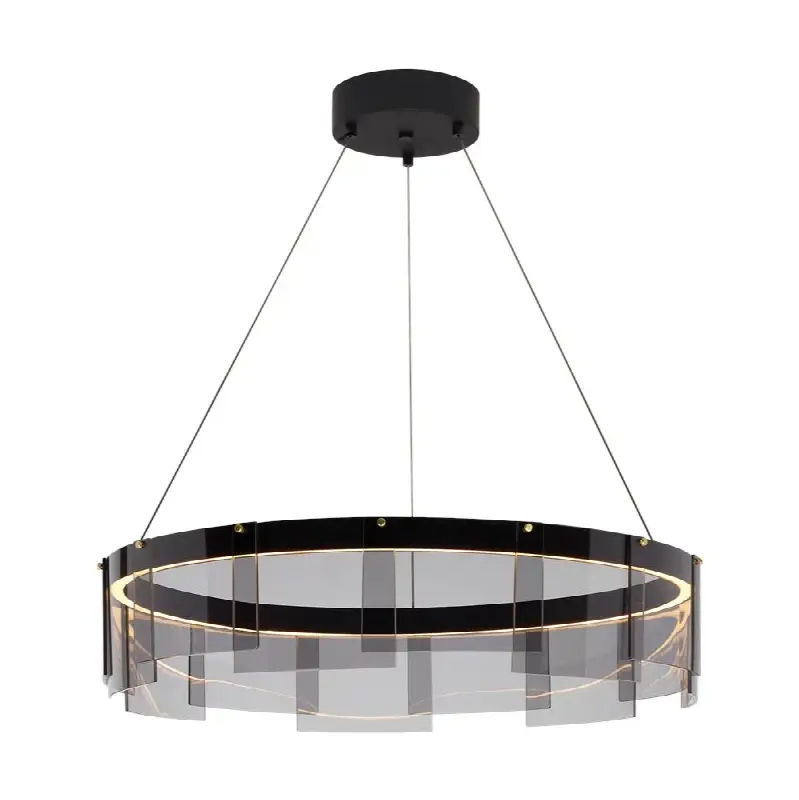 Stratos 30 Chandelier 30" Diameter Smoke/Black 2700K 90 CRI led 90 cri 2700k 120v