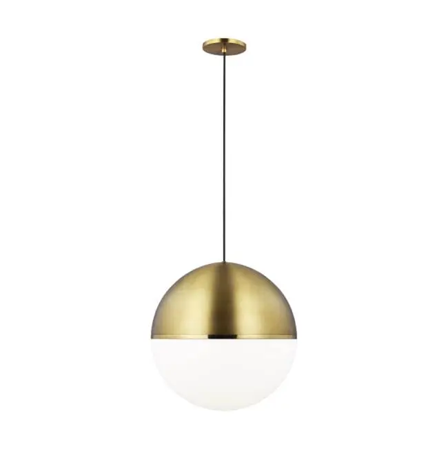 Akova X-Large Pendant Aged Brass/Bright Brass 2700K 90 CRI Medium Base A21 2700k 120V