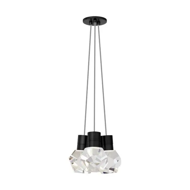 Kira Pendant 3-Light Gray Cord