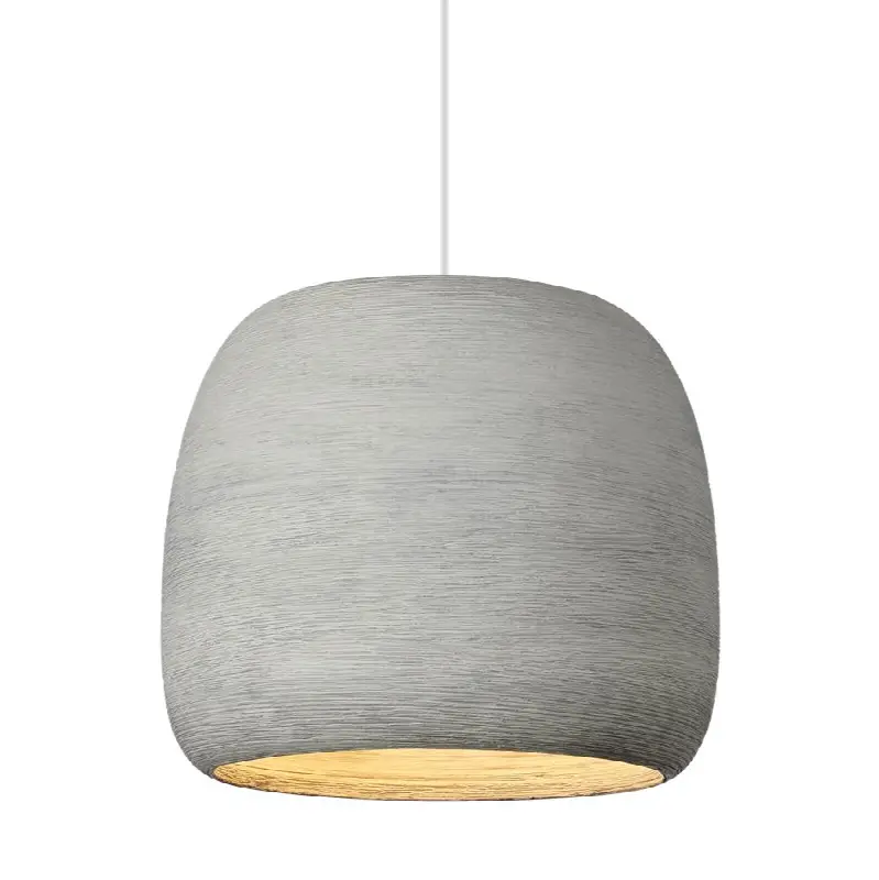Karam Small Pendant Small Concrete/White no lamp
