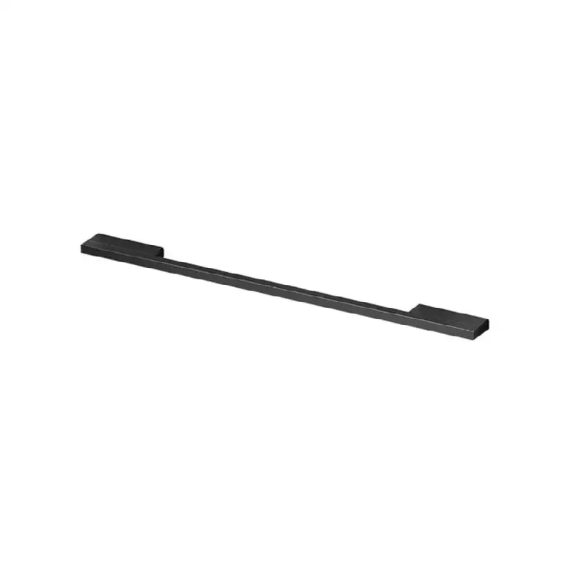 Contemporary Square Fine Black 1 pc Handle Kit 18", 24", 30" Refrigerator / Freezer / Wine Columns / RS2474 Single Door