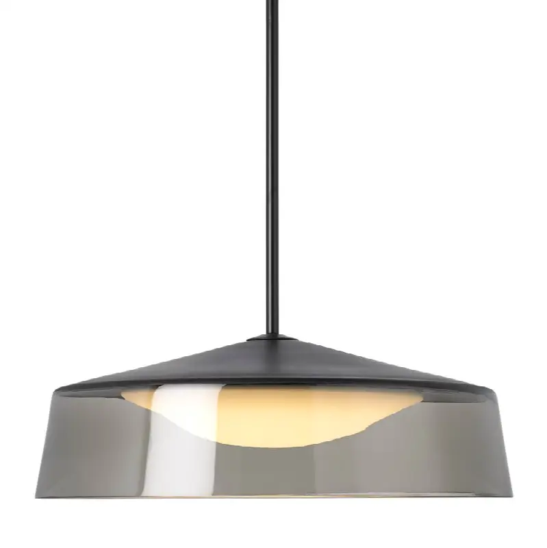 Masque Grande Pendant Smoke/Black Black LED 3000K 90 CRI80 cri 3000k 120v