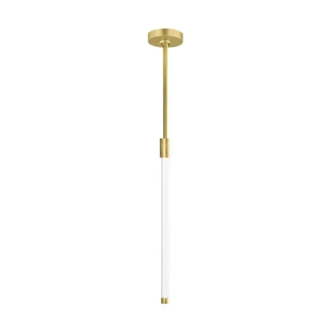 Phobos Small Pendant Natural Brass 2700K 90 CRI integrated led 90 cri 2700k 277v