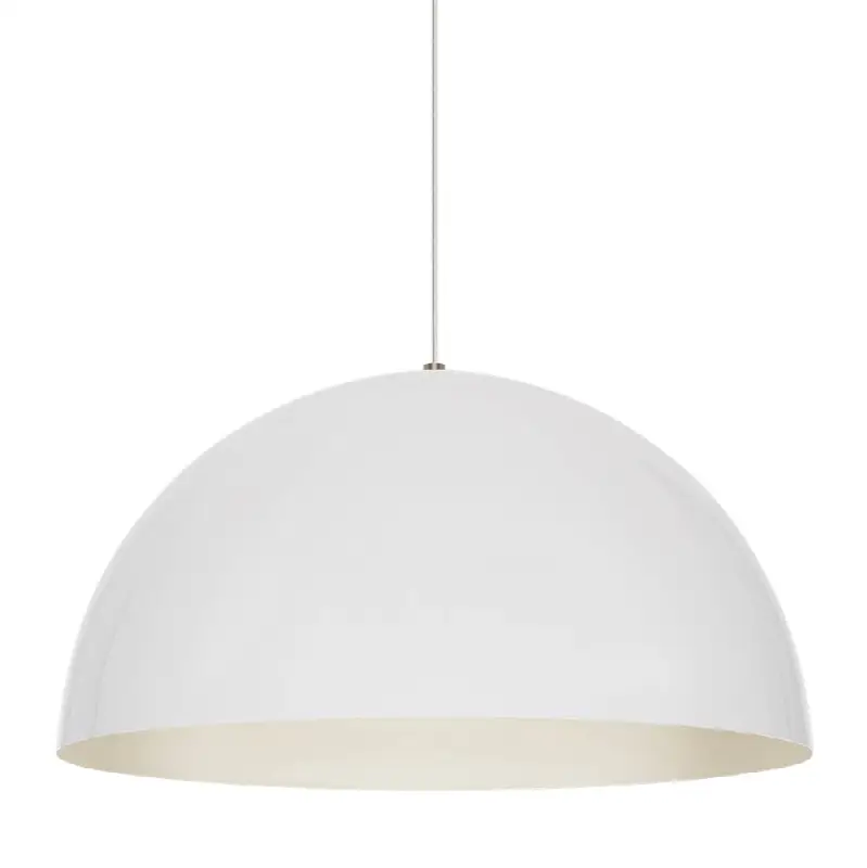 Powell Street Pendant Gloss White/White