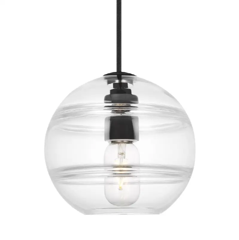Sedona Medium Pendant Clear Nightshade Black 2700K 90 CRI led t14 90 cri 2700k 120v (t20/t24)