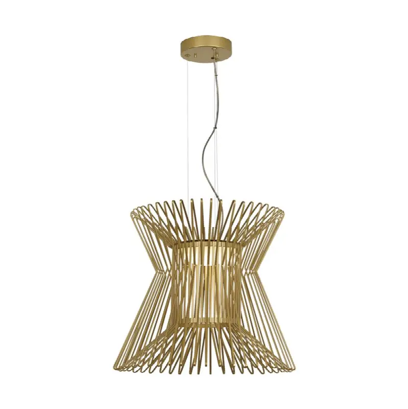 Syrma Pendant Satin Gold 3000K 90 CRI integrated led 90 cri 3000k 120v-277v unv