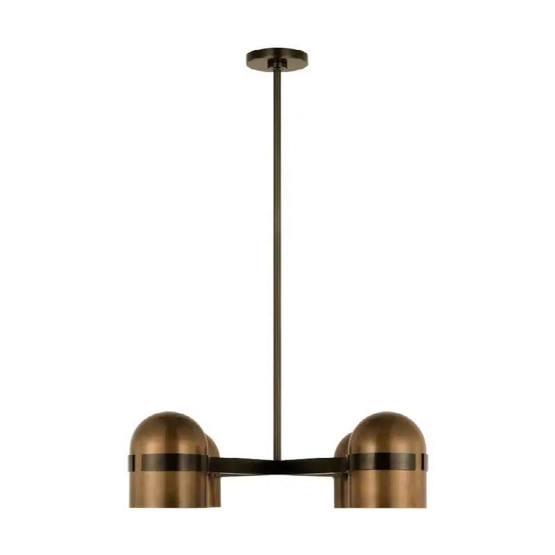 Octavia Medium Chandelier Blackened Bronze/bright worn brass 2700K 90 CRI