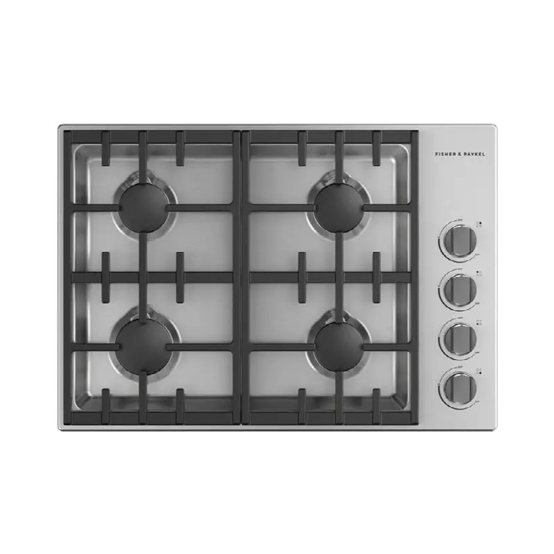 30" Drop-in Cooktop, 4 Burner with Halo Dials, Natural Gas