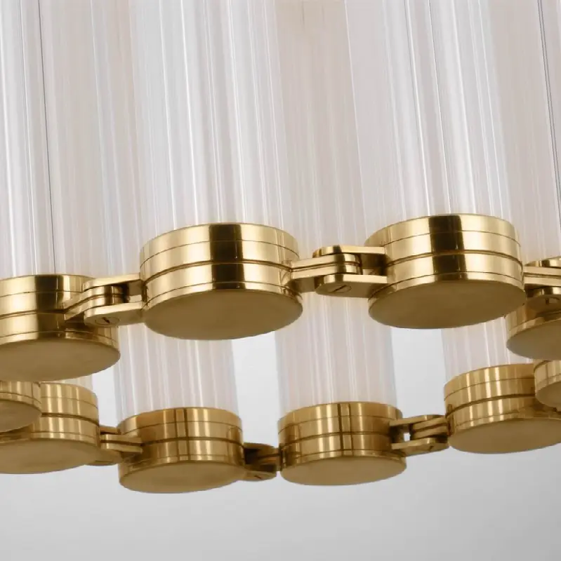 Alo Medium Pendant polished Natural Brass 2700K 90 CRI