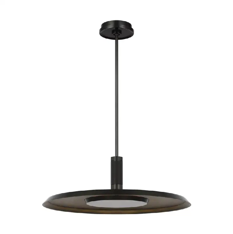 Saucer Large Pendant Dark Bronze/darkened Brass 2700K 90 CRI