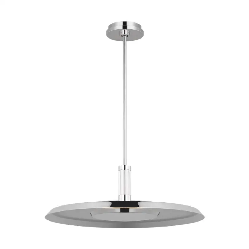 Saucer Large Pendant polished nickel 2700K 90 CRI