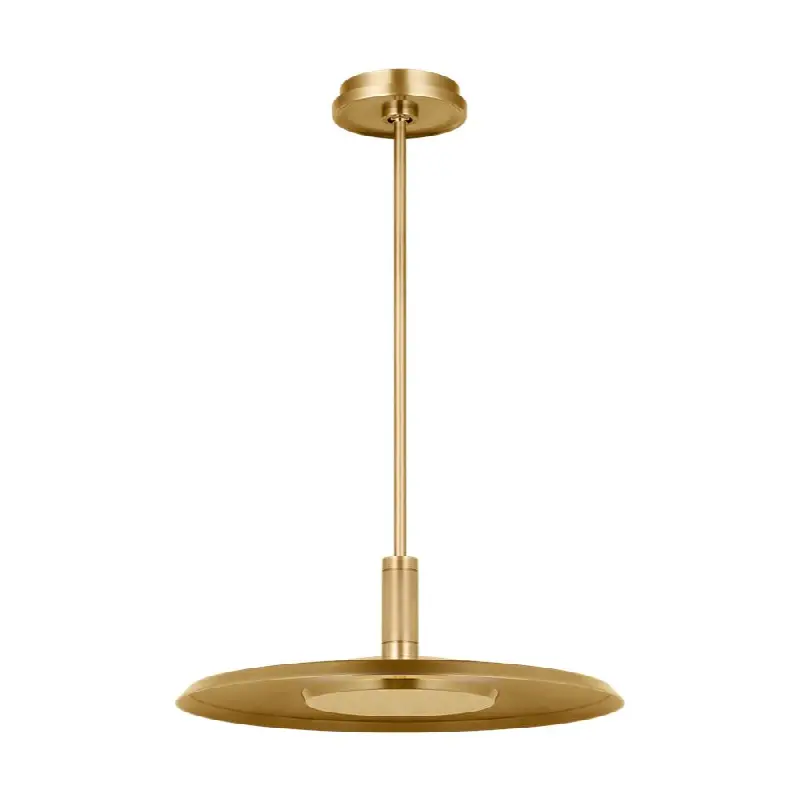 Saucer Large Pendant Natural Brass 2700K 90 CRI