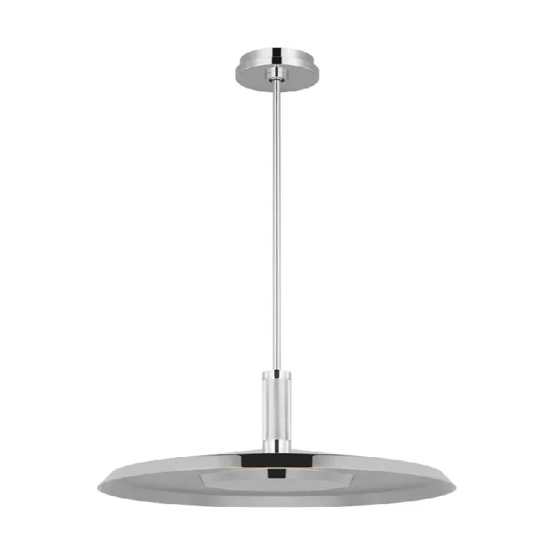 Saucer X-Large Pendant Polished Nickel 2700K 90 CRI