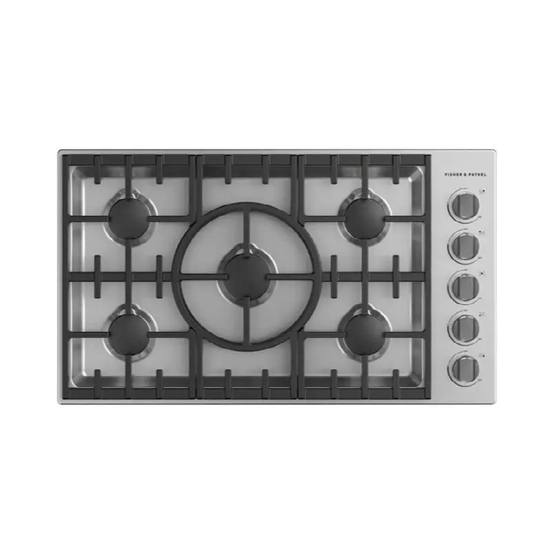 36" Drop-in Cooktop, 5 Burner with Halo Dials, Natural Gas