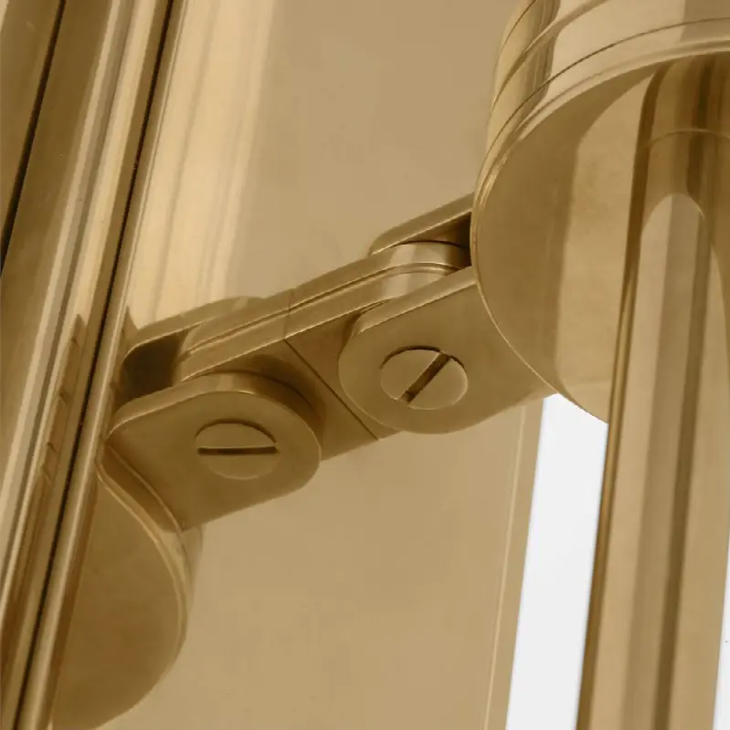 Alo X-Large Sconce Polished Natural Brass 2700K 90 CRI 120V