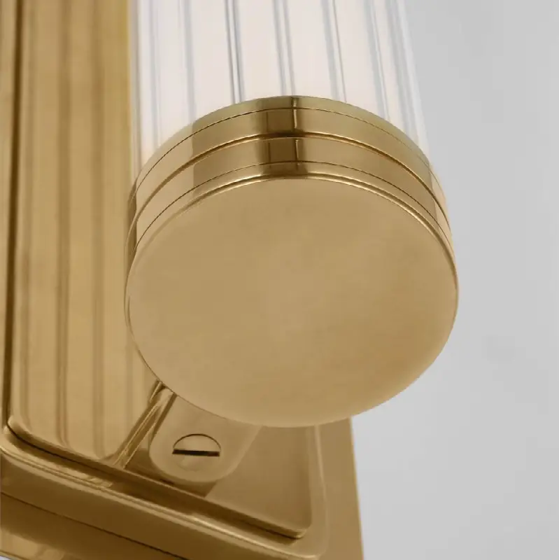 Alo Small Sconce polished Natural Brass 2700K 90 CRI