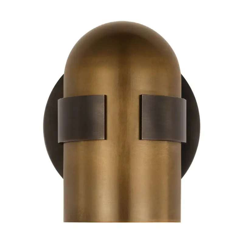 Octavia Small Sconce Blackened Bronze/bright worn Brass 2700K 90 CRI
