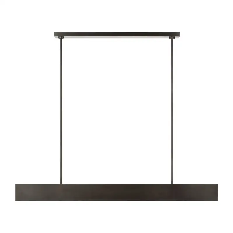 Pench Large Tapered Linear Chandelier Dark Bronze 2700K 90 CRI