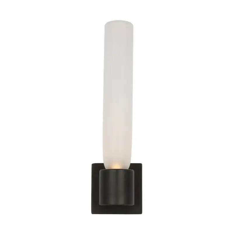 Volver Medium Single Sconce Clear Etched