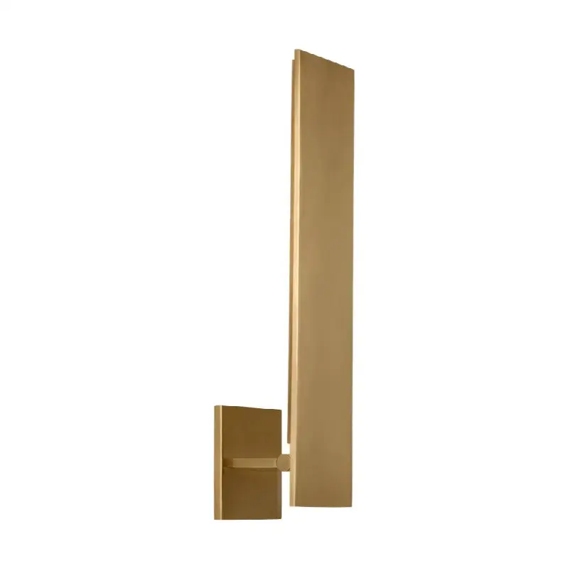 Angolo 18 Sconce hand rubbed antique brass 2700K 90 CRI