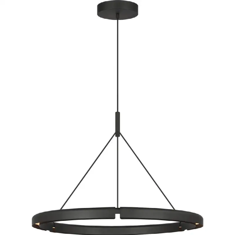 Cloak 30 Chandelier in Nightshade Black