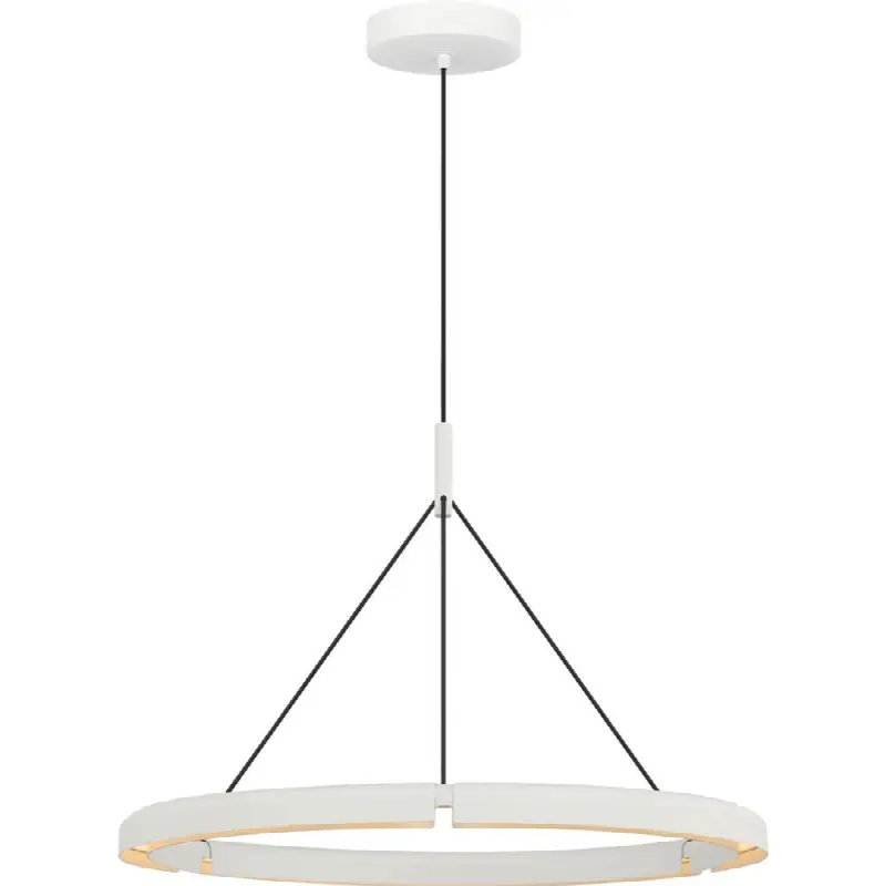 Cloak 30 Chandelier in Matte White