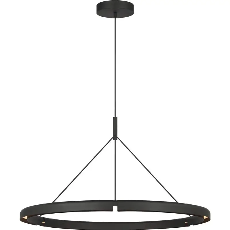 Cloak 36 Chandelier in Nightshade Black