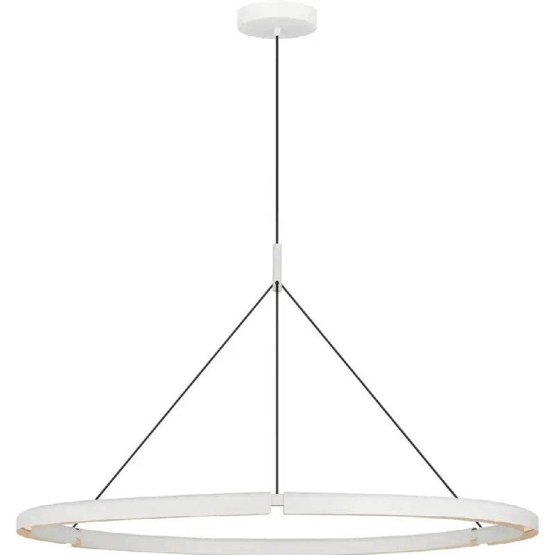 Cloak 48 Chandelier in Matte White