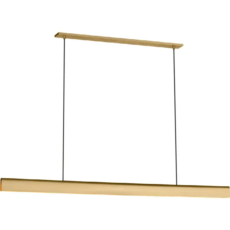 Cloak 60 Linear Chandelier in Hand-Rubbed Antique Brass