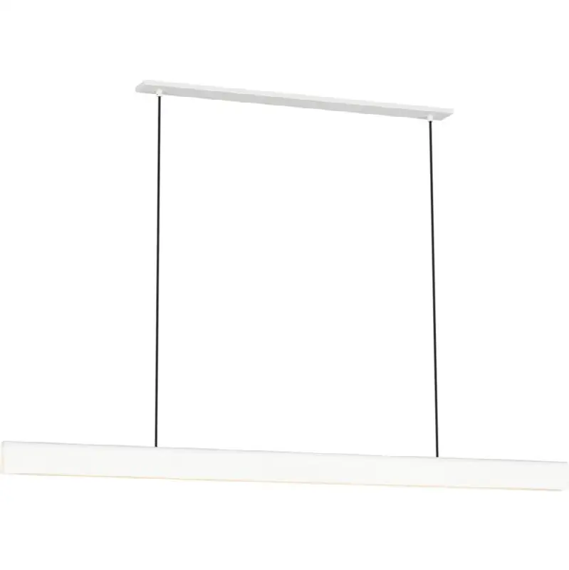 Cloak 60 Linear Chandelier in Matte White