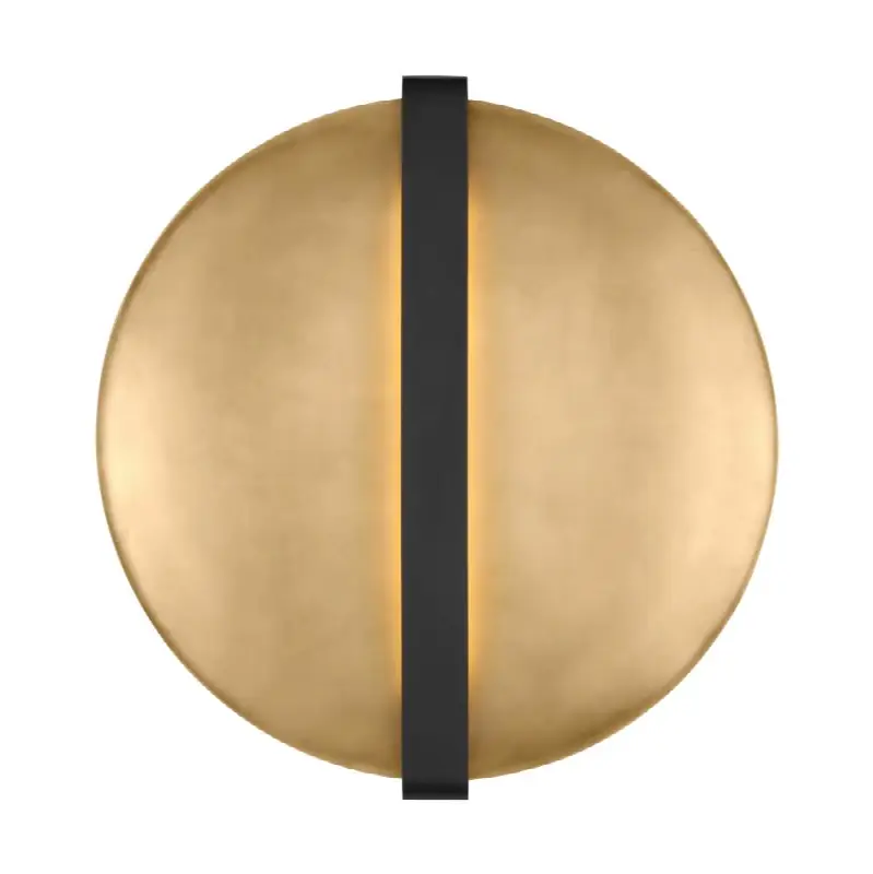 Cymbal Large Sconce dark Bronze/Natural Brass 2700K 90 CRI