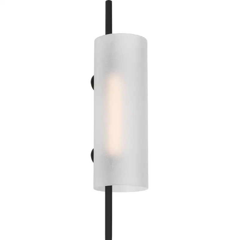 Trace 18 Sconce in Nightshade Black