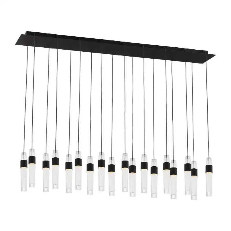 Lassell 18-Light Chandelier in Nightshade Black 2700K 120V