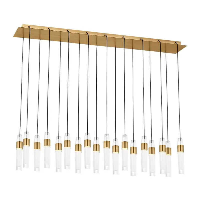 Lassell 18-Light Chandelier in Natural Brass 2700K 120V