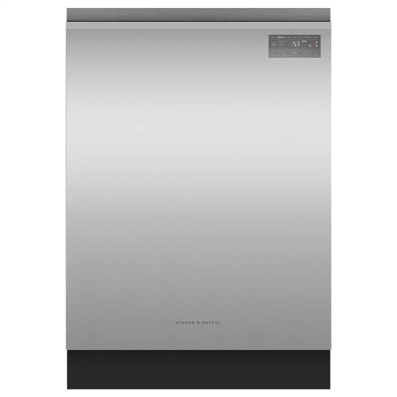 Stainless Steel, Tall, 7 Wash Cycles, 15 Place Settings, 2 Racks, Recessed Handle