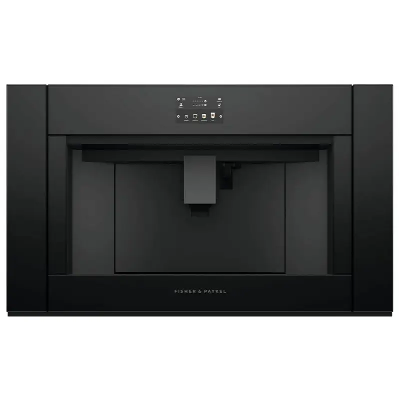 30 Inch Built-In Coffee Maker, 13 Functions, Touch Controls - Contemporary Black (Soft Black)